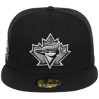 Toronto Blue Jays Toronto Crown the City - Liquid Titanium New Era 59FIFTY (Black/Black)