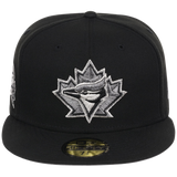 Toronto Blue Jays Toronto Crown the City - Liquid Titanium New Era 59FIFTY (Black/Black)