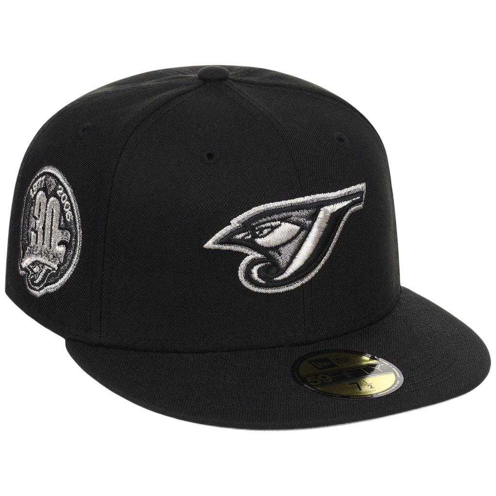 Toronto Blue Jays Toronto Crown the City - Liquid Titanium New Era 59FIFTY (Black/Black)