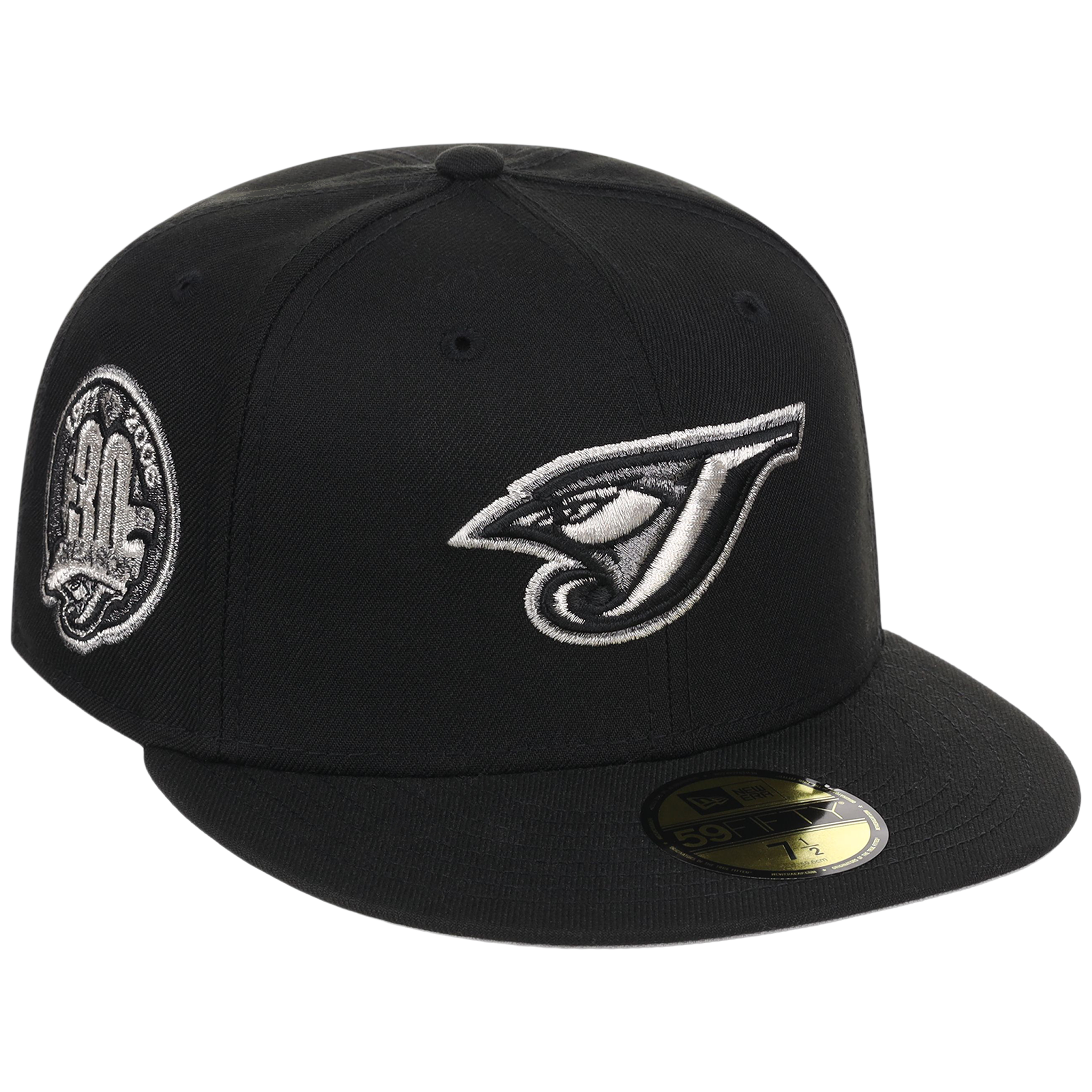 Toronto Blue Jays Toronto Crown the City - Liquid Titanium New Era 59FIFTY (Black/Black)