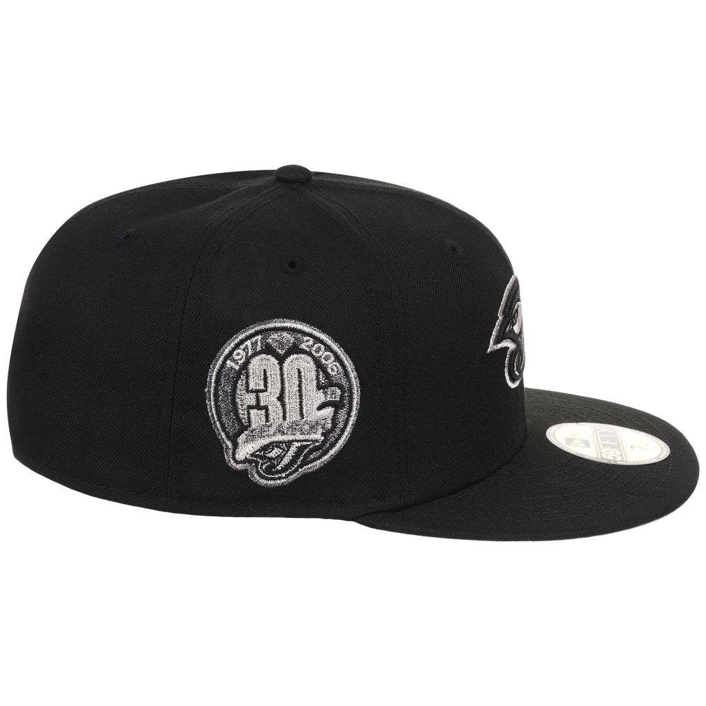 Toronto Blue Jays Toronto Crown the City - Liquid Titanium New Era 59FIFTY (Black/Black)