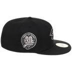 Toronto Blue Jays Toronto Crown the City - Liquid Titanium New Era 59FIFTY (Black/Black)