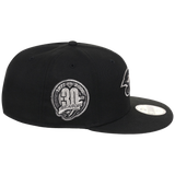 Toronto Blue Jays Toronto Crown the City - Liquid Titanium New Era 59FIFTY (Black/Black)
