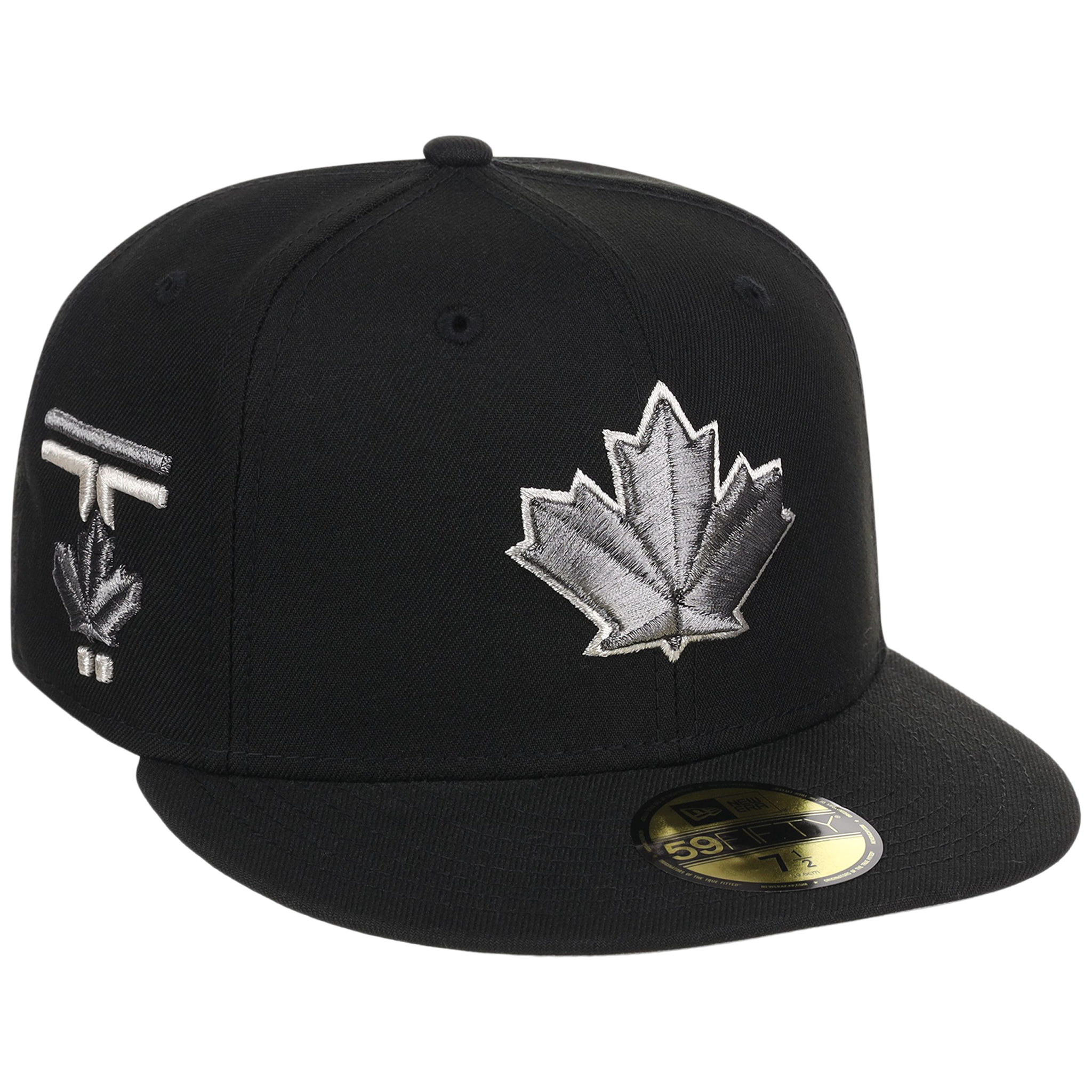 Toronto Blue Jays Toronto Crown the City - Liquid Titanium New Era 59FIFTY (Black/Black)