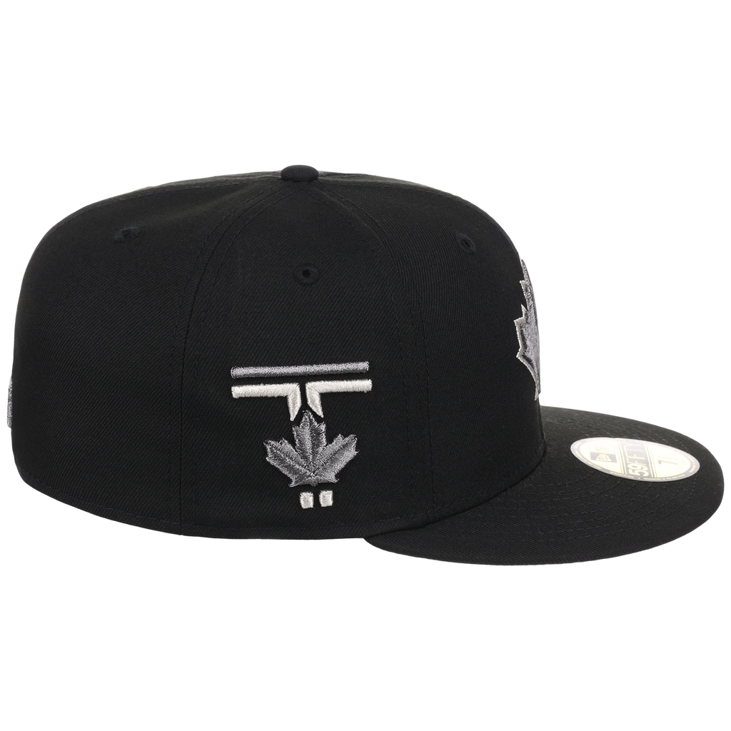 Toronto Blue Jays Toronto Crown the City - Liquid Titanium New Era 59FIFTY (Black/Black)