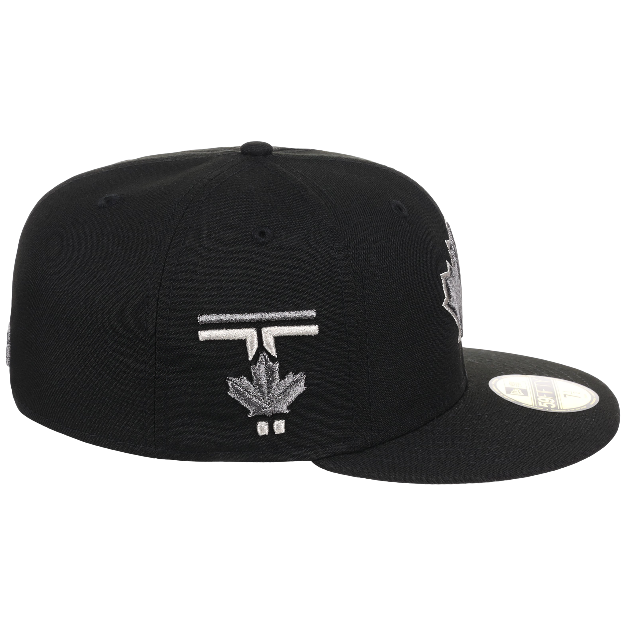 Toronto Blue Jays Toronto Crown the City - Liquid Titanium New Era 59FIFTY (Black/Black)