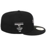 Toronto Blue Jays Toronto Crown the City - Liquid Titanium New Era 59FIFTY (Black/Black)