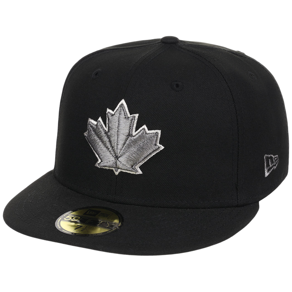 Toronto Blue Jays Toronto Crown the City - Liquid Titanium New Era 59FIFTY (Black/Black)