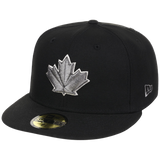 Toronto Blue Jays Toronto Crown the City - Liquid Titanium New Era 59FIFTY (Black/Black)