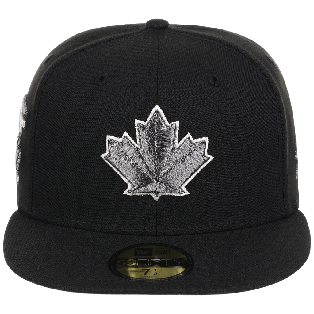 Toronto Blue Jays Toronto Crown the City - Liquid Titanium New Era 59FIFTY (Black/Black)
