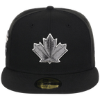 Toronto Blue Jays Toronto Crown the City - Liquid Titanium New Era 59FIFTY (Black/Black)