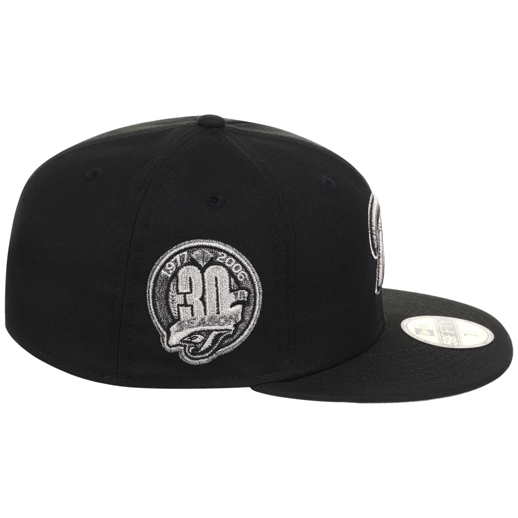 Toronto Blue Jays Toronto Crown the City - Liquid Titanium New Era 59FIFTY (Black/Black)