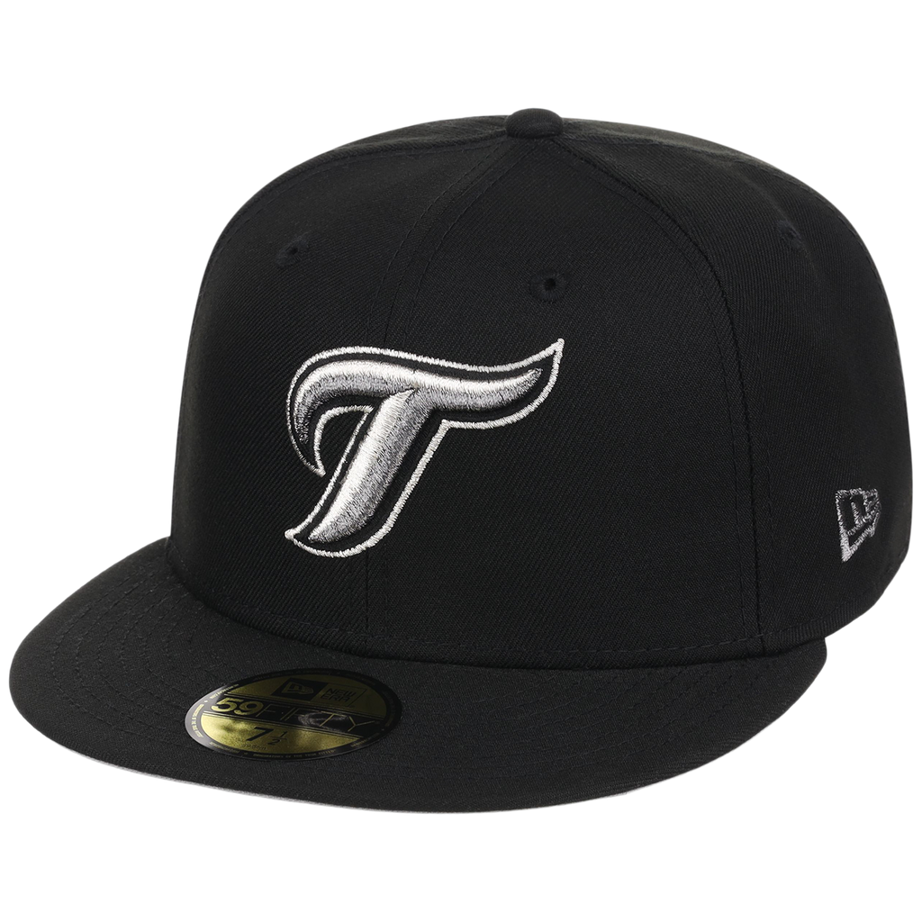 Toronto Blue Jays Toronto Crown the City - Liquid Titanium New Era 59FIFTY (Black/Black)