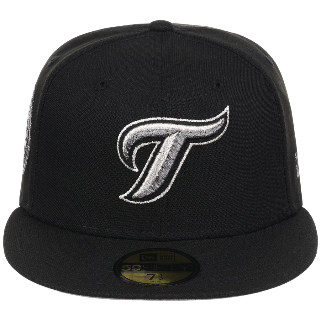 Toronto Blue Jays Toronto Crown the City - Liquid Titanium New Era 59FIFTY (Black/Black)