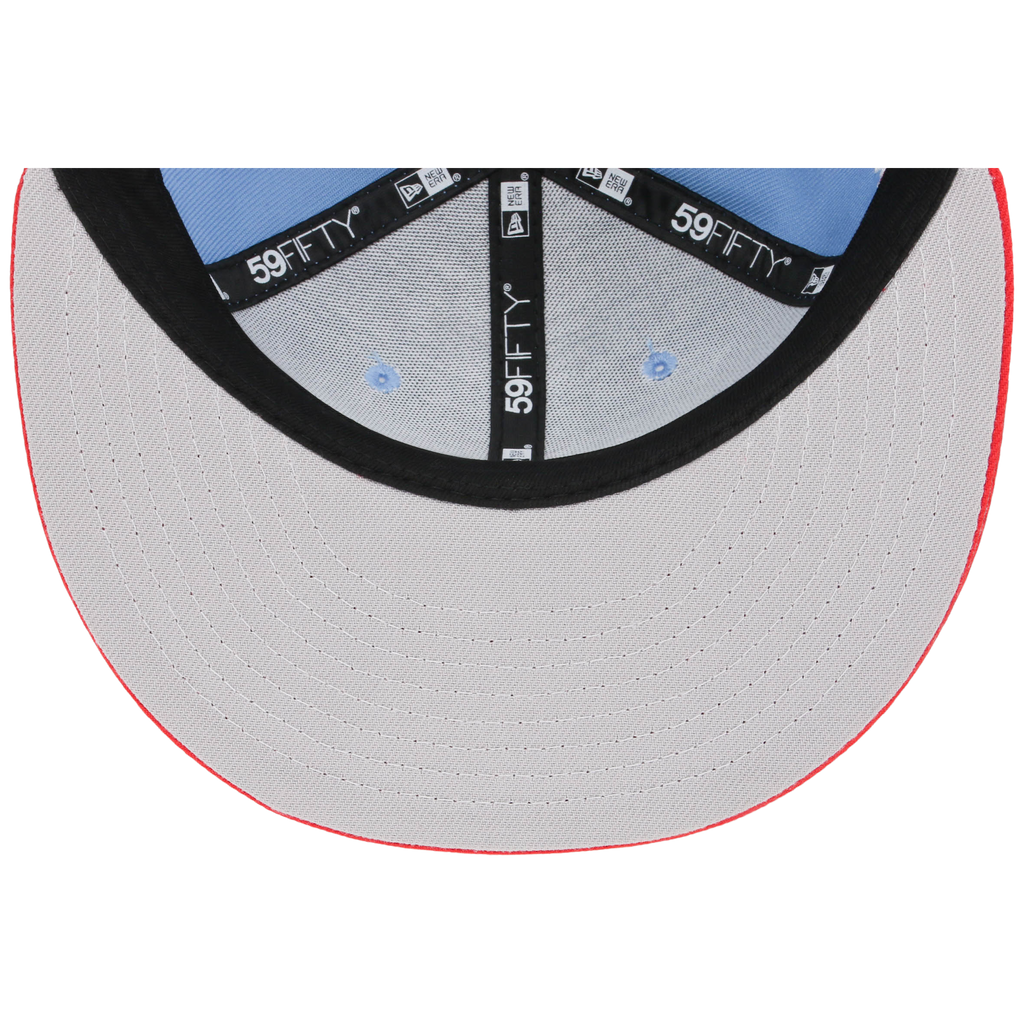 Toronto Blue Jays Toronto Crown the City - Maple Leaf New Era 59FIFTY (Sky/Red)