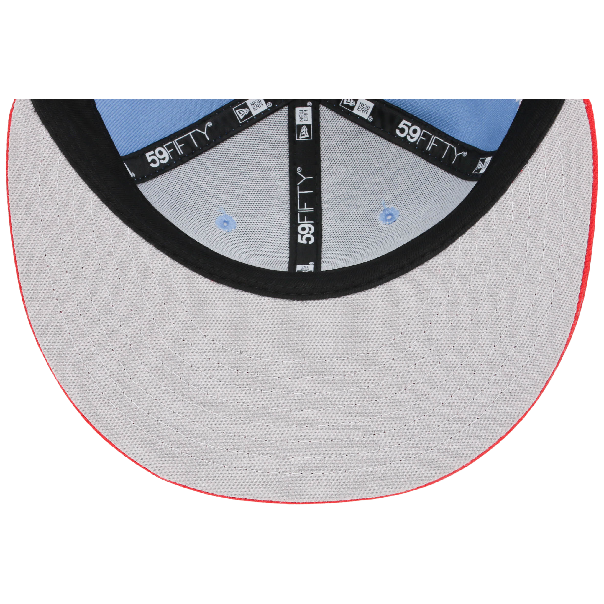 Toronto Blue Jays Toronto Crown the City - Maple Leaf New Era 59FIFTY (Sky/Red)