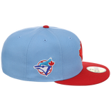 Toronto Blue Jays Toronto Crown the City - Maple Leaf New Era 59FIFTY (Sky/Red)
