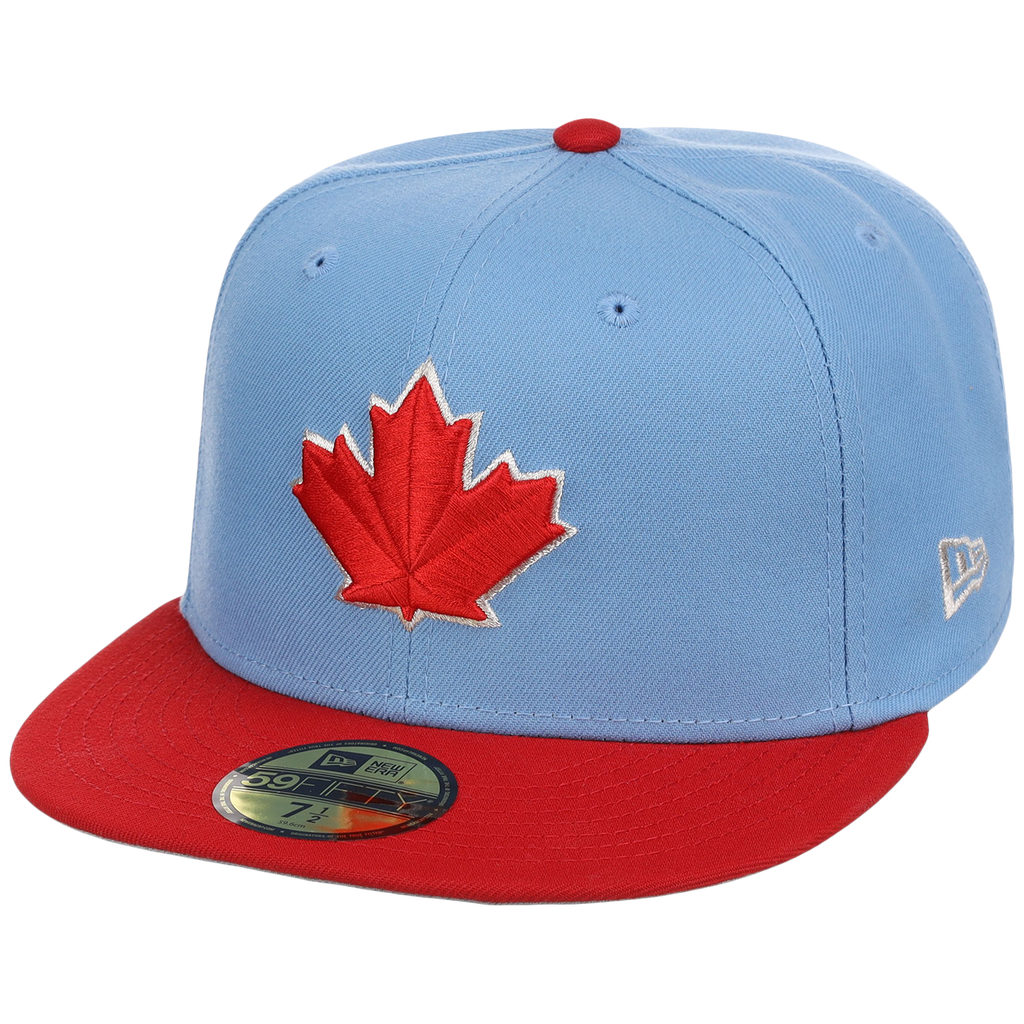 Toronto Blue Jays Toronto Crown the City - Maple Leaf New Era 59FIFTY (Sky/Red)