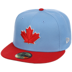 Toronto Blue Jays Toronto Crown the City - Maple Leaf New Era 59FIFTY (Sky/Red)