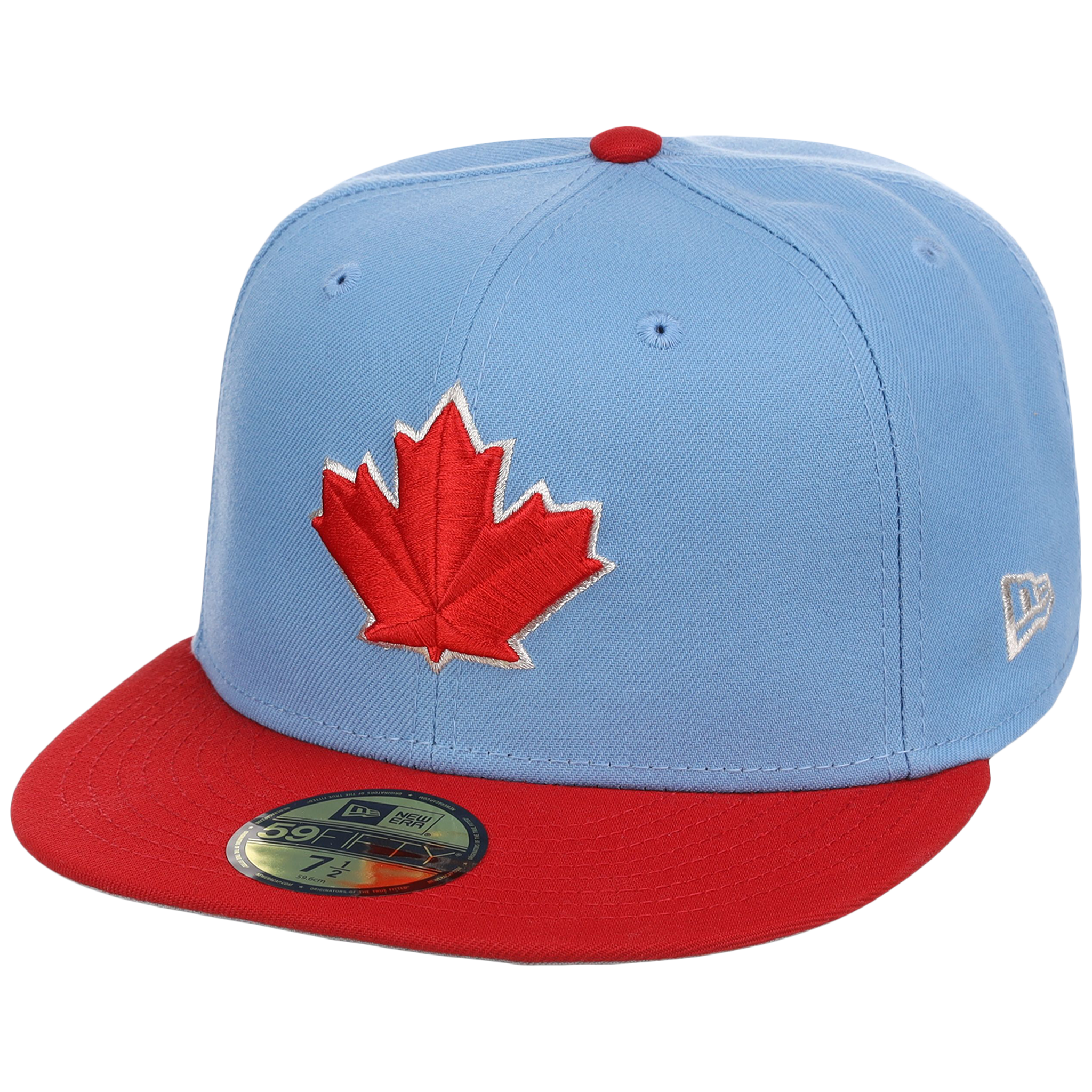 Toronto Blue Jays Toronto Crown the City - Maple Leaf New Era 59FIFTY (Sky/Red)