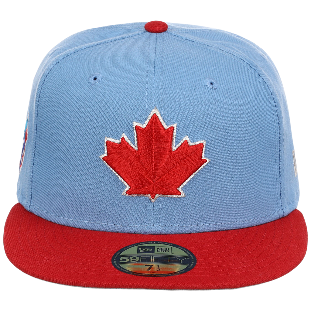 Toronto Blue Jays Toronto Crown the City - Maple Leaf New Era 59FIFTY (Sky/Red)