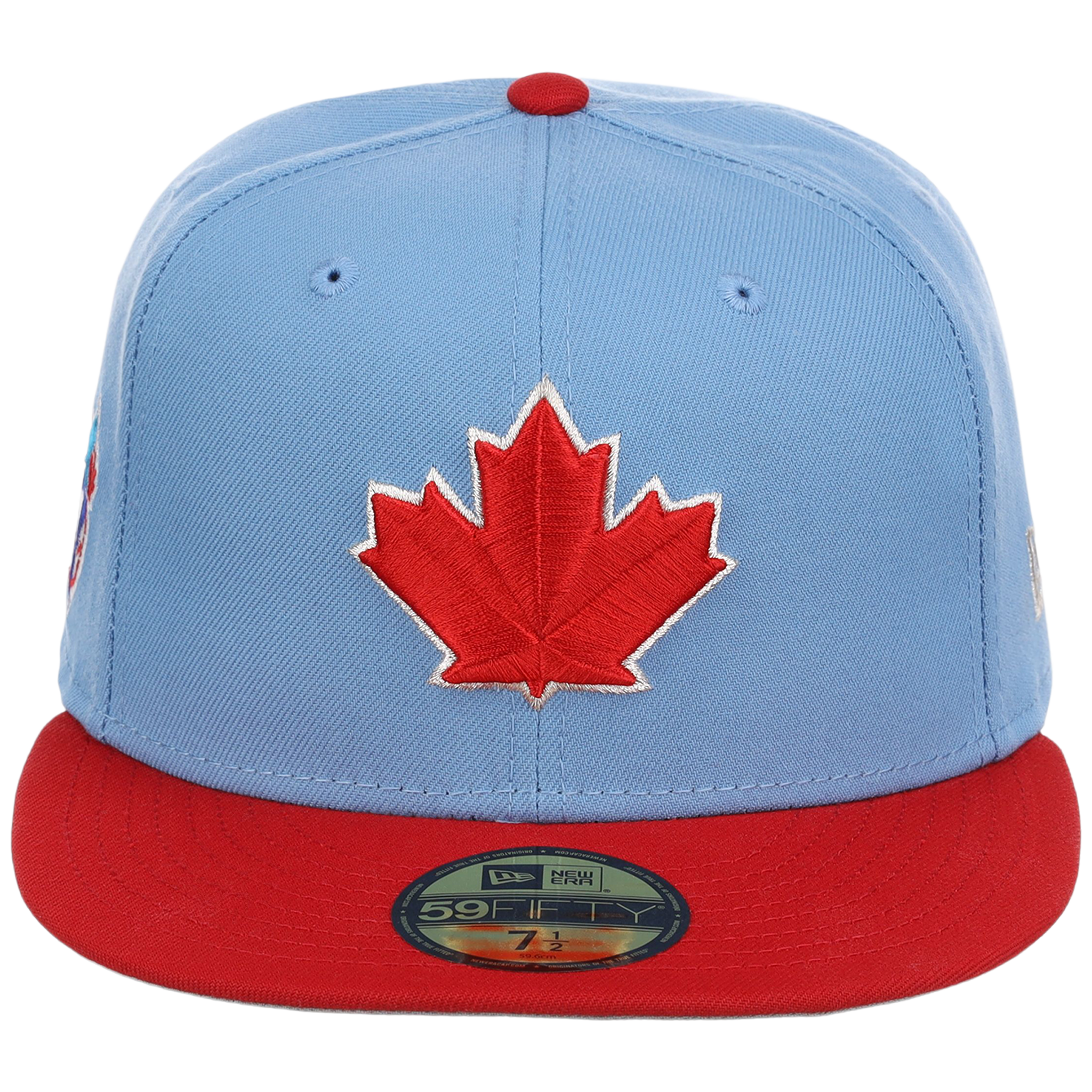 Toronto Blue Jays Toronto Crown the City - Maple Leaf New Era 59FIFTY (Sky/Red)