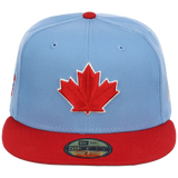 Toronto Blue Jays Toronto Crown the City - Maple Leaf New Era 59FIFTY (Sky/Red)