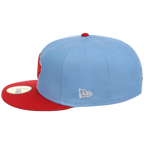 Toronto Blue Jays Toronto Crown the City - Maple Leaf New Era 59FIFTY (Sky/Red)