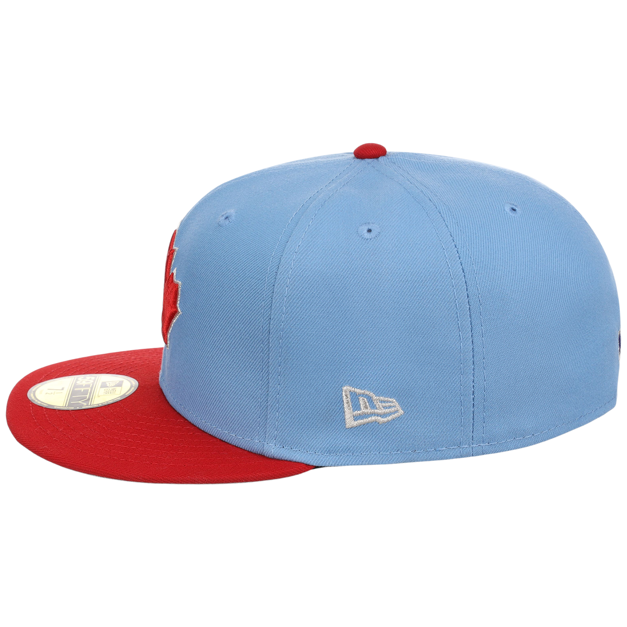 Toronto Blue Jays Toronto Crown the City - Maple Leaf New Era 59FIFTY (Sky/Red)