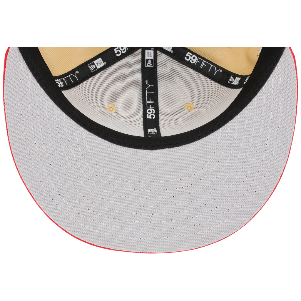 Toronto Blue Jays Toronto Crown the City - Flag Fill New Era 9FORTY (Gold/Red)