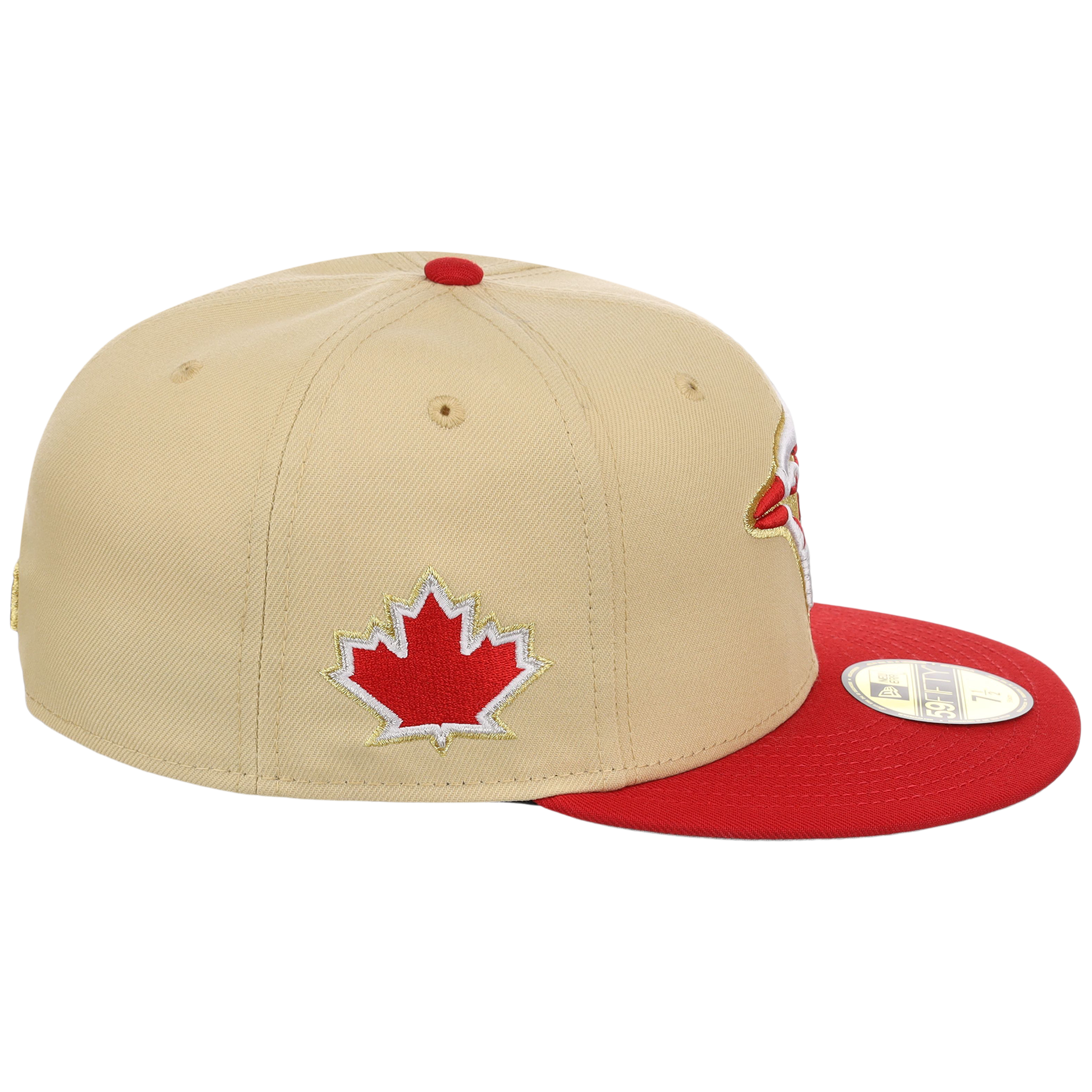 Toronto Blue Jays Toronto Crown the City - Flag Fill New Era 9FORTY (Gold/Red)