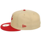 Toronto Blue Jays Toronto Crown the City - Flag Fill New Era 9FORTY (Gold/Red)
