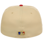Toronto Blue Jays Toronto Crown the City - Flag Fill New Era 9FORTY (Gold/Red)