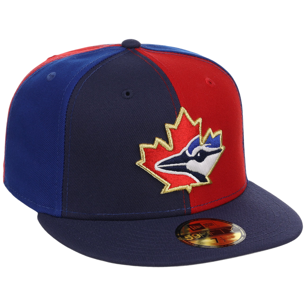Toronto Blue Jays Toronto Crown the City - Pinwheel New Era 9FORTY (Multi/Navy)