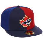 Toronto Blue Jays Toronto Crown the City - Pinwheel New Era 9FORTY (Multi/Navy)