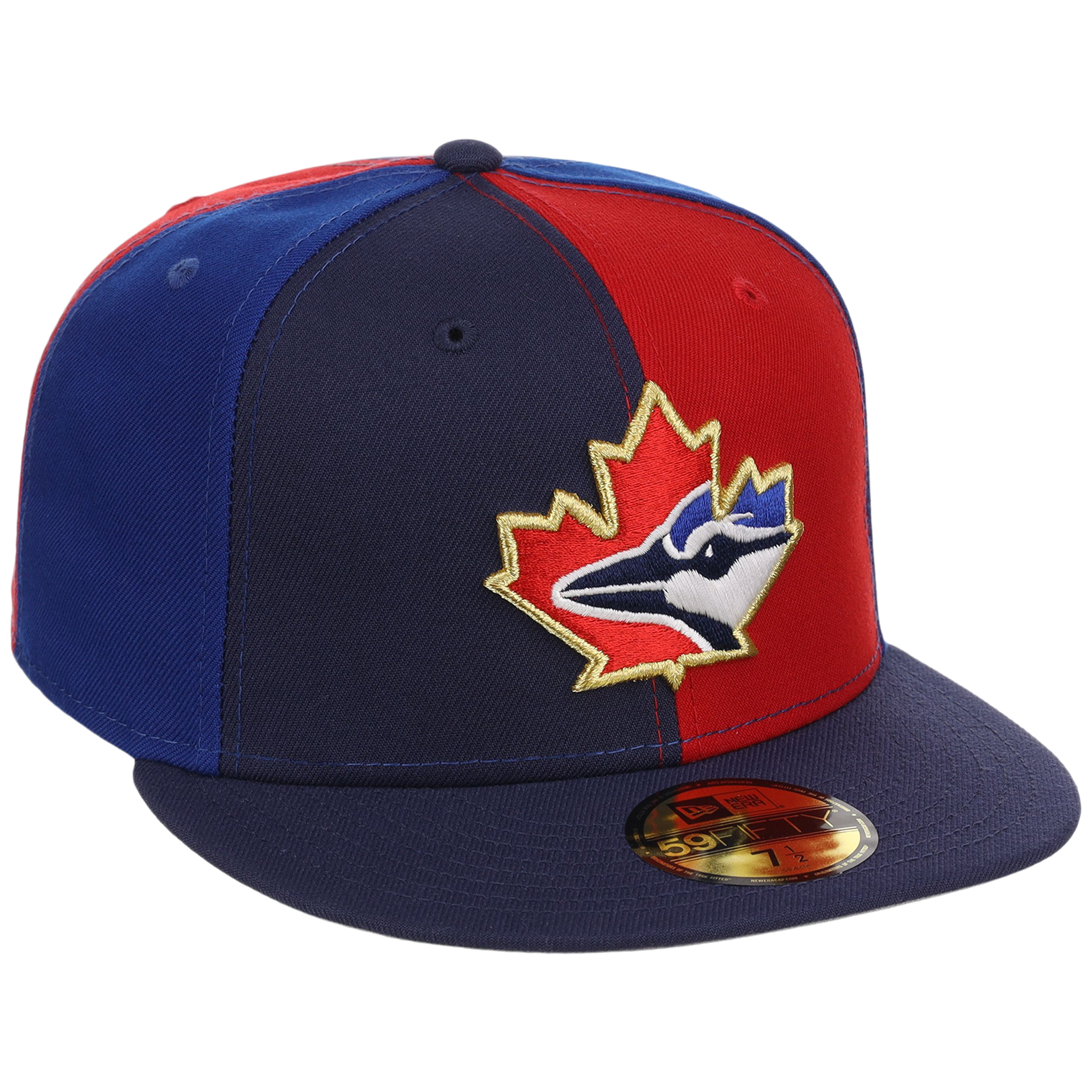 Toronto Blue Jays Toronto Crown the City - Pinwheel New Era 9FORTY (Multi/Navy)