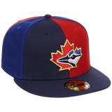 Toronto Blue Jays Toronto Crown the City - Pinwheel New Era 9FORTY (Multi/Navy)
