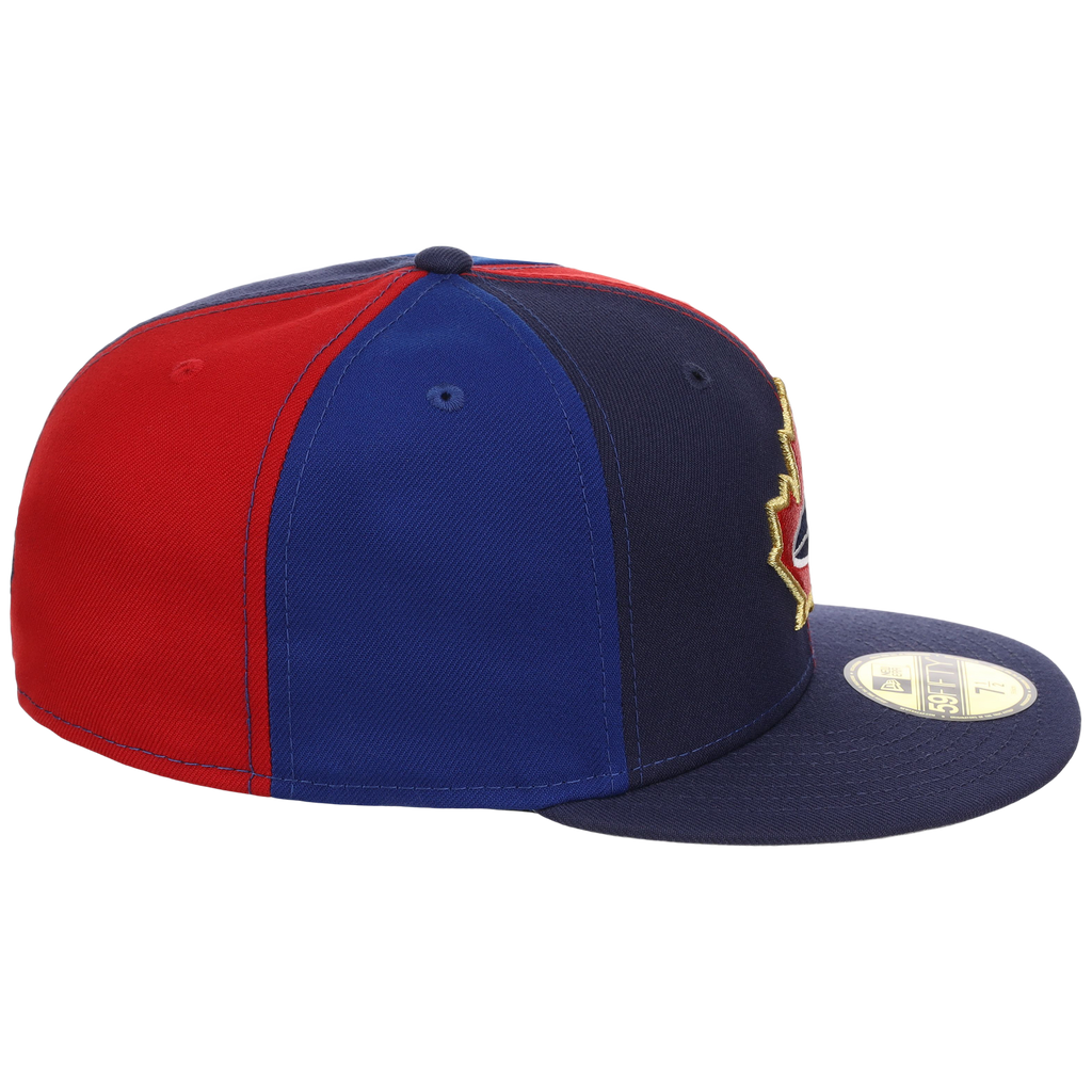 Toronto Blue Jays Toronto Crown the City - Pinwheel New Era 9FORTY (Multi/Navy)