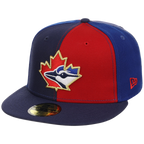 Toronto Blue Jays Toronto Crown the City - Pinwheel New Era 9FORTY (Multi/Navy)