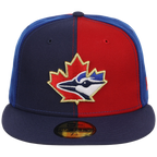 Toronto Blue Jays Toronto Crown the City - Pinwheel New Era 9FORTY (Multi/Navy)
