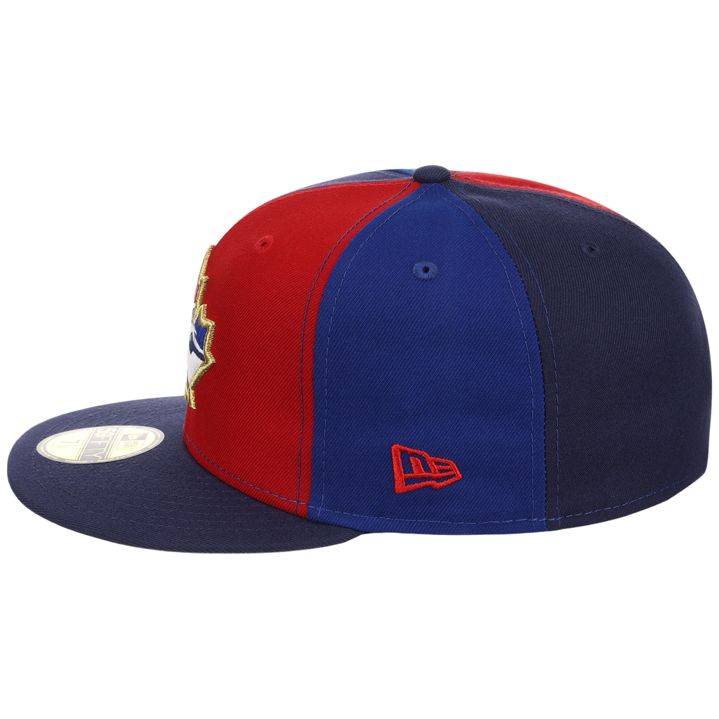 Toronto Blue Jays Toronto Crown the City - Pinwheel New Era 9FORTY (Multi/Navy)
