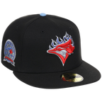 Toronto Blue Jays Toronto Crown the City - Blue Flame New Era 9FORTY (Black/Black)