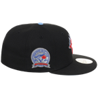 Toronto Blue Jays Toronto Crown the City - Blue Flame New Era 9FORTY (Black/Black)
