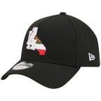 Los Angeles Dodgers Los Angeles Crown the City - State Flag Fill - Black/Black New Era 9FORTY