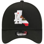 Los Angeles Dodgers Los Angeles Crown the City - State Flag Fill - Black/Black New Era 9FORTY