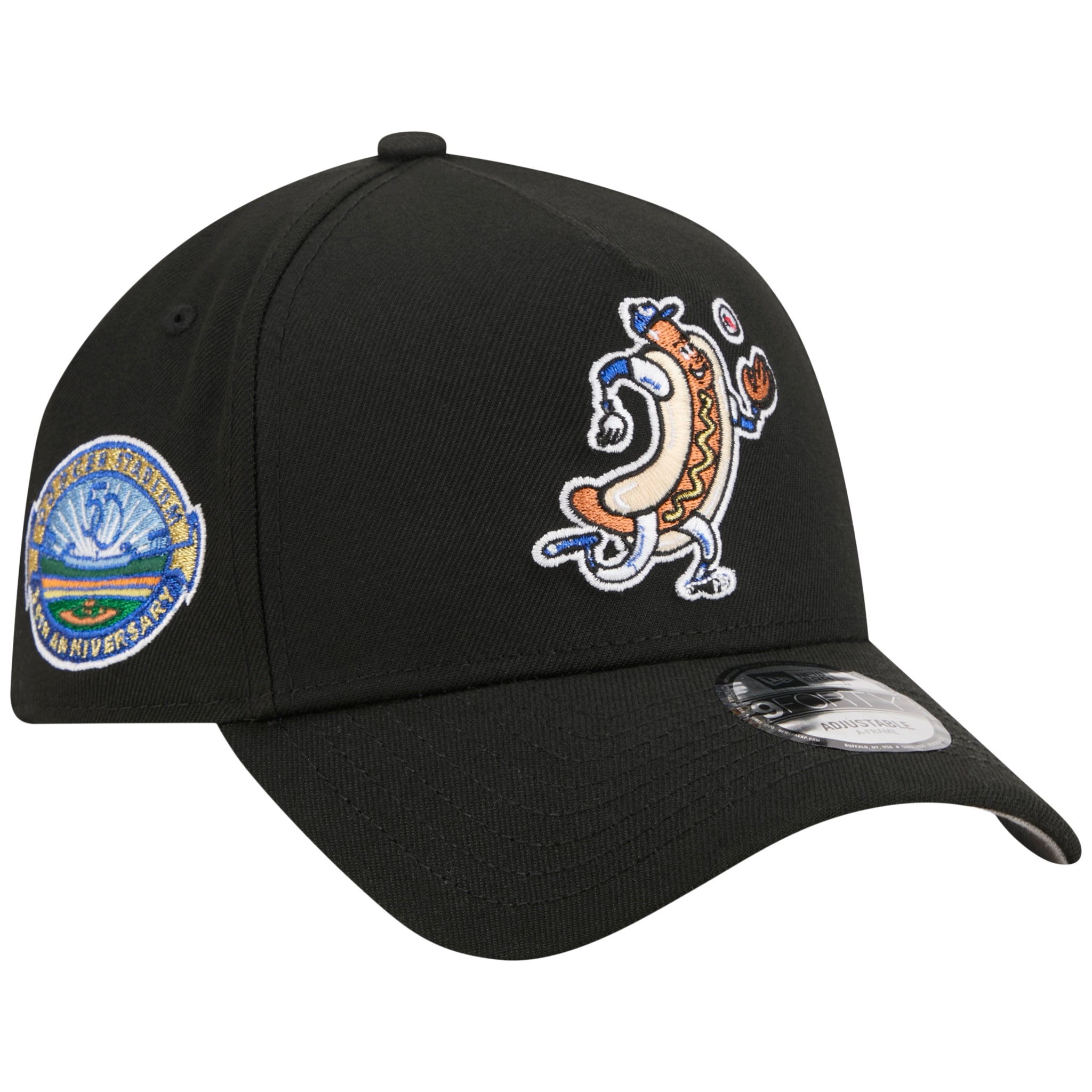 Los Angeles Dodgers Los Angeles Crown the City - Hot Dog - Black/Black New Era 9FORTY
