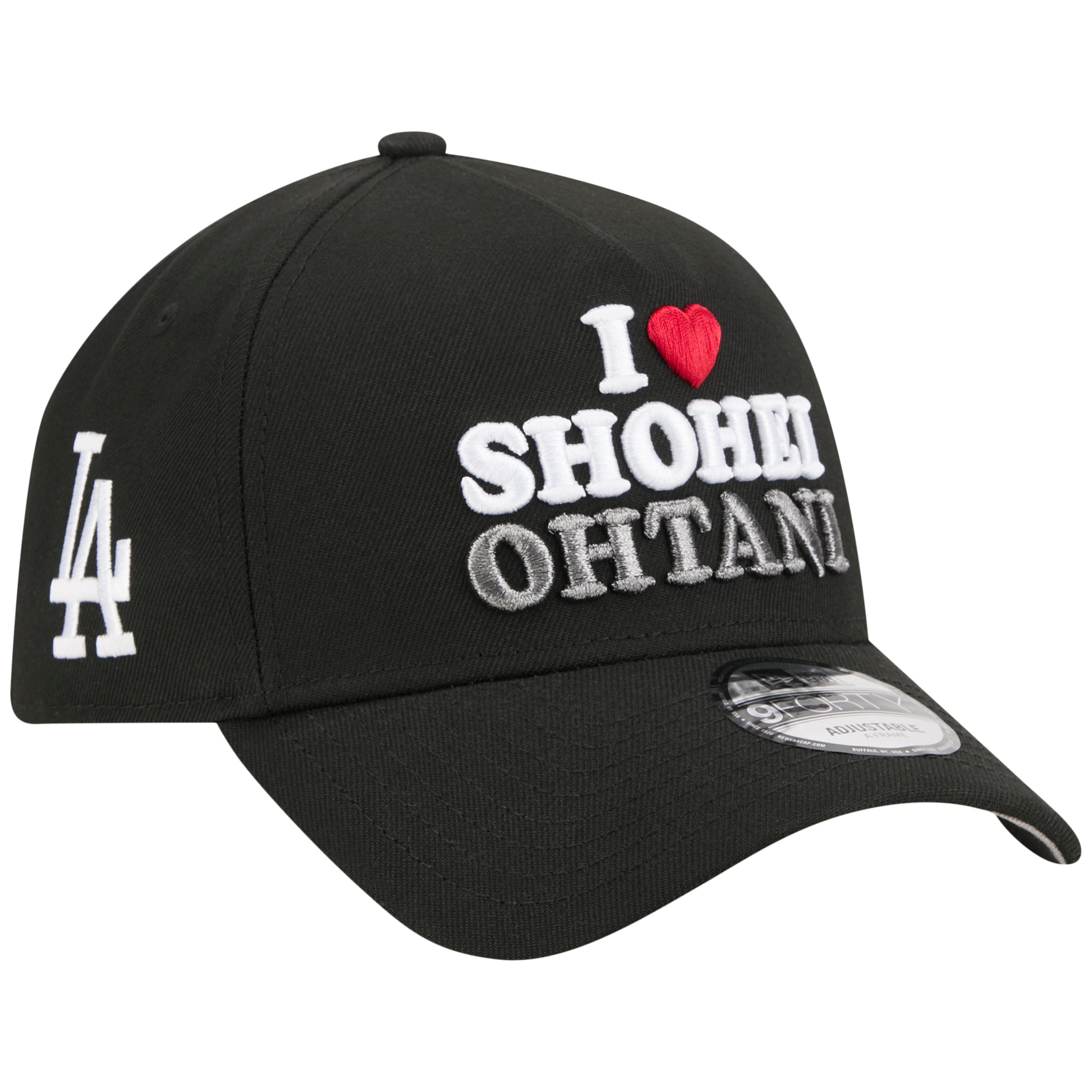 Los Angeles Dodgers Los Angeles Crown the City - I Love Shohei - Black/Black New Era 9FORTY