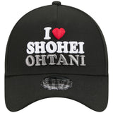 Los Angeles Dodgers Los Angeles Crown the City - I Love Shohei - Black/Black New Era 9FORTY