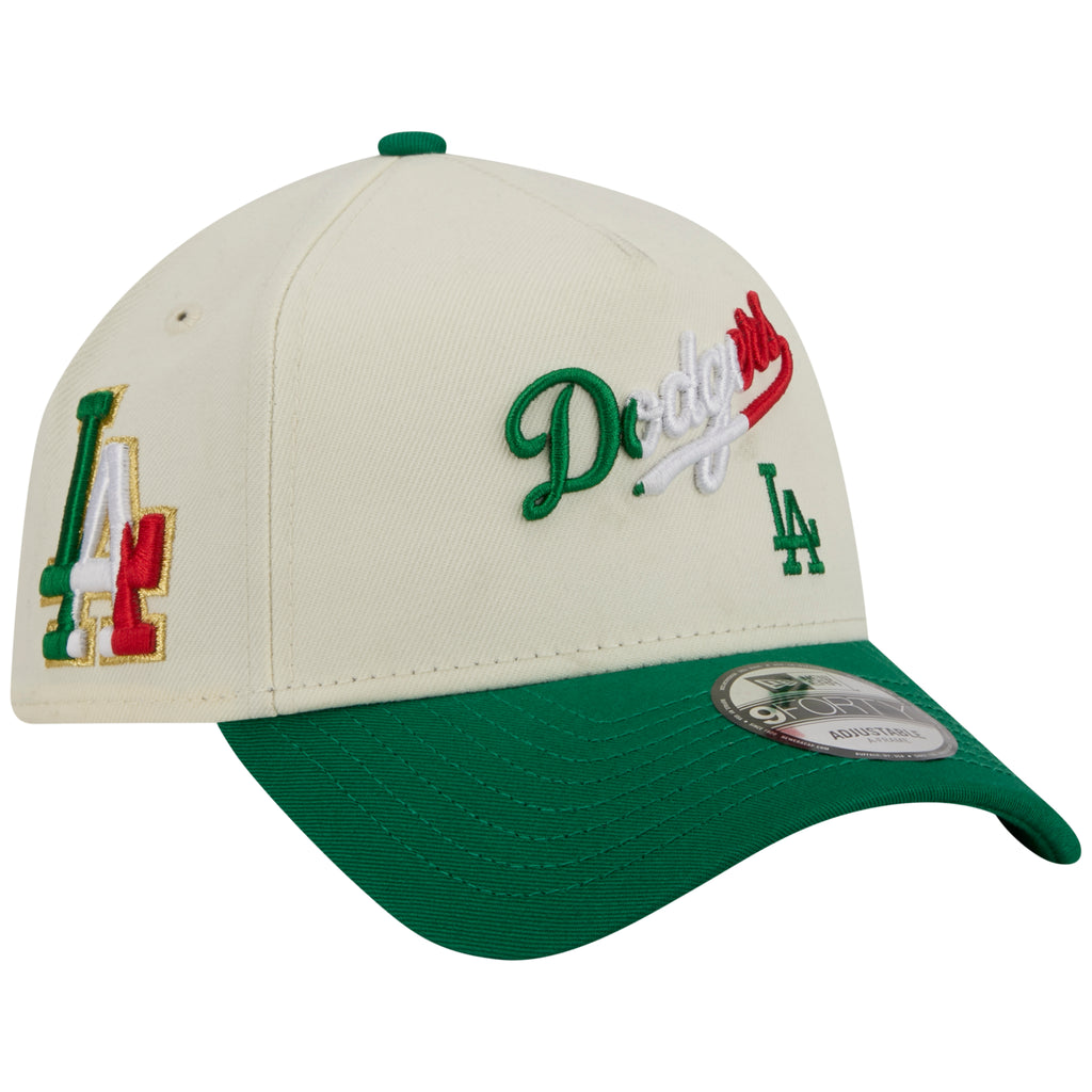 Los Angeles Dodgers Los Angeles Crown the City - MEX Script - Chrome/Green New Era 9FORTY