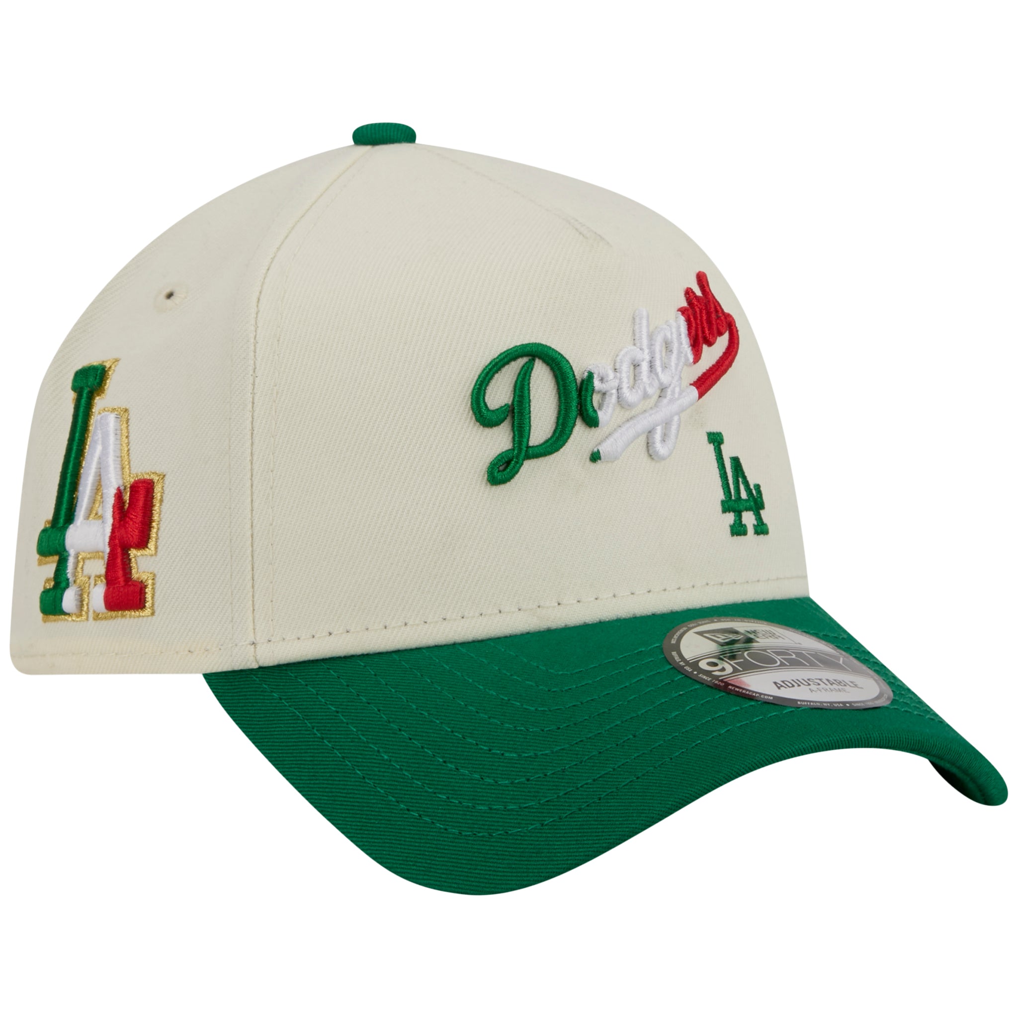 Los Angeles Dodgers Los Angeles Crown the City - MEX Script - Chrome/Green New Era 9FORTY